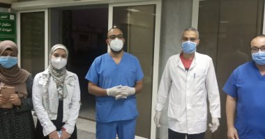 صحة الدقهلية: مغادرة 12 مستشفى تمى الأمديد بعد شفائهم من كورونا.. صور