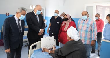 محافظ قنا يتفقد مستشفى الحميات والصدر للاطمئنان على الخدمة الطبية..صور 