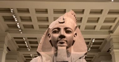 شاهد .. تمثال ممنون الصغير فى المتحف البريطانى .. رحلة شاقة لـ أثر مصرى