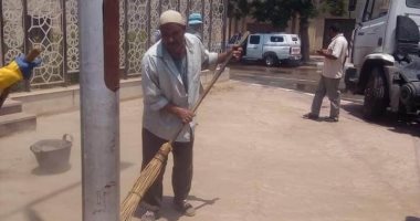 حملة نظافة بشوارع حى ثان طنطا بمحافظة الغربية