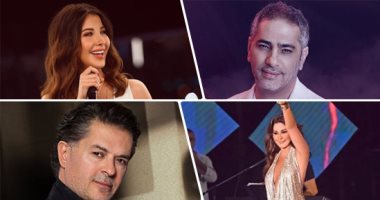 8 مطربين لبنانيين يغنون باللهجة المصرية أبرزهم فضل وراغب ونانسى