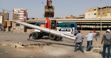 صور.. تطوير ميدان جديد خلف سور شرق السكة الحديد بمدينة الأقصر