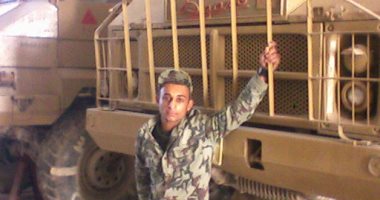 كلنا جيش مصر.. "محمد" بالزى العسكرى أثناء أداء الخدمة بالجيش المصرى