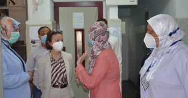 نائب محافظ الإسكندرية تتفقد مستشفى فوزي معاذ للأطفال