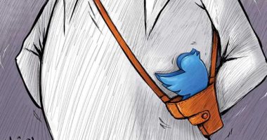كاريكاتير صحيفة كويتية: "تويتر" سلاح لبعض المغردين 