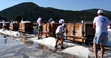 فيديو يوضح طريقة حصاد "الملح" فى كرواتيا