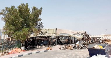 الإمارات: 125 محلاً تجارياً تضرر بالكامل فى حريق سوق عجمان