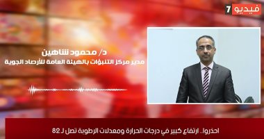 "تليفزيون اليوم السابع" يكشف موعد انتهاء الموجة الحارة وفقا لتوقعات الأرصاد