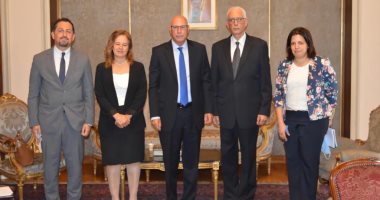 بعثة الجامعة العربية لمتابعة انتخابات الشيوخ تلتقى نائب وزير الخارجية