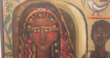 100 لوحة مصرية .. "امرأة من النوبة" للفنانة جاذبية سرى