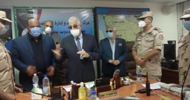 صور.. محافظ جنوب سيناء يتفقد غرفة العمليات الرئيسية لمتابعة انتخابات مجلس الشيوخ