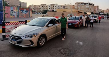 زفة سيارات في شوارع زايد لتشجيع المواطنين على التصويت في انتخابات الشيوخ