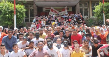 دار علوم القاهرة تنظم مسيرة لتشجيع المواطنين للمشاركة بانتخابات مجلس الشيوخ