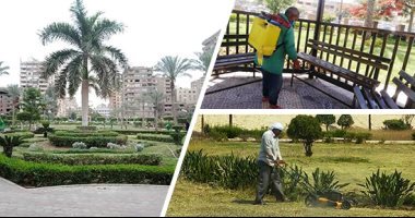 محافظة القاهرة تجدد الحدائق استعدادا لفتحها للزوار