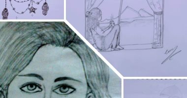 إيمان تشارك صحافة المواطن برسومات تبرز موهبتها باستخدام القلم الرصاص