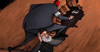 كاريكاتير صحيفة إمارتية.. تركيا تسعى للتدخل فى لبنان عبر إيران