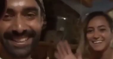 أول ظهور للفنانة هند عبد الحليم فى شهر العسل مع زوجها كريم قنديل.. فيديو