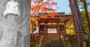 شاهد فن بوذى مخفى عن العين المجردة فى معبد يابانى عمره 1200 سنة