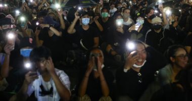 مظاهرات فى تايلاند احتجاجا على قانون "ذم الذات الملكية"