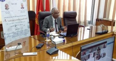 رئيس جامعة بورسعيد يفتتح الملتقى العلمى "الأبعاد القانونية والاقتصادية لكورونا"