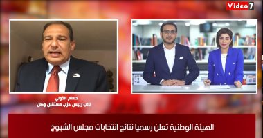 حسام الخولى يكشف لـ تليفزيون اليوم السابع مصير القائمة الوطنية داخل "الشيوخ"