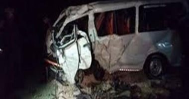 إصابة 13 راكبا فى حادث تصادم ميكروباص برصيف جنوب بورسعيد 