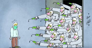كاريكاتير إماراتى: منافسة قوية من أجل لقاح فيروس كورونا 
