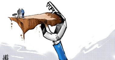 كاريكاتير أردنى يسلط الضوء على محاولات إسرائيل الإستيطانية 