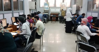 6 معامل حاسب آلي في استقبال طلاب الثانوية العامة لتسجيل رغباتهم بجامعة طنطا