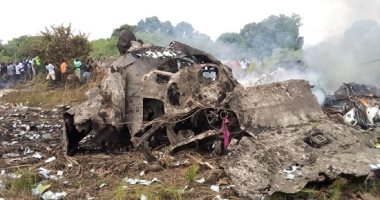 مصرع 4 أشخاص فى تحطم طائرة نقل عسكرية بكازاخستان