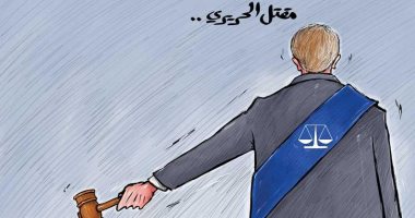كاريكاتير صحيفة كويتية .. إدانة دولية لحزب الله فى قضية مقتل الحريرى 