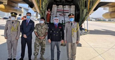 مصر ترسل طائرتين مساعدات طبية بحمولة 19 طنا لشعب لبنان