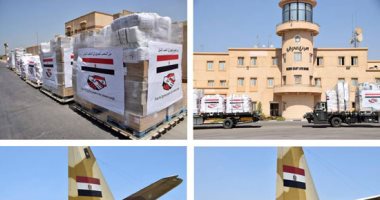 طائرتان عسكريتان محملتان بأطنان من المساعدات الطبية والغذائية تصل لبنان