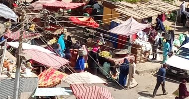 شكوى من سوق عشوائى فى شارع أحمد حلمى مرزوق بالفيوم