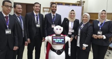 "روبوت متعدد المهام" مشروع تخرج طلاب هندسة كفر الشيخ.. صور