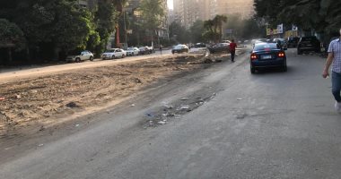 محافظة الجيزة تبدأ تطوير شارع جزيرة العرب.. صور 