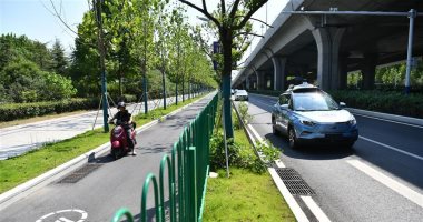 افتتاح طريق مغطى بشبكة الجيل الخامس لاختبار السيارات ذاتية القيادة فى الصين