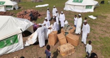 صور.. مساعدات سعودية للمتضررين من السيول في ولاية سنار السودانية