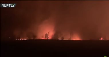 شاهد.. انفجار قوى فى ولاية أوريجون الأمريكية نتيجة حرائق الغابات