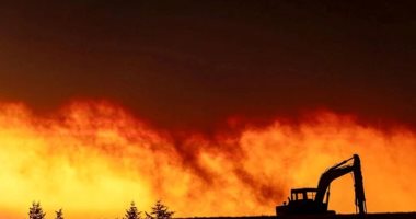 حرائق الغابات تنتشر فى غرب أمريكا وظلام بسبب النيران.. فيديو وصور