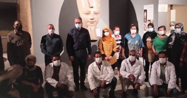 فيديو وصور.. وزير السياحة يزور متحف الأقصر ويتفقد القطع الأثرية الجديدة