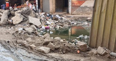 أهالى شارع المطراوى فى المطرية بالقاهرة يشكون طفح الصرف الصحى منذ أسبوع
