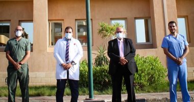 صور.. فريق الرقابة الصحية يتابعون تجهيزات مستشفى أرمنت للتأمين الصحى الشامل