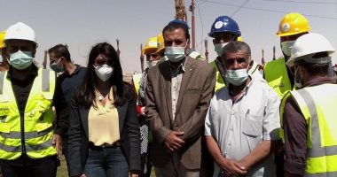 وزيرة التعاون الدولى تتفقد التجمعات التنموية الجديدة بمدينة نخل وسط سيناء