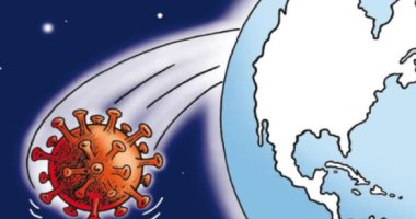 كاريكاتير.. الموجة الثانية من فيروس كورونا تجتاح العالم