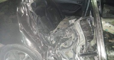 مصرع 4 أشخاص وإصابة 5 آخرين فى حادث تصادم على طريق سوهاج - البحر الأحمر