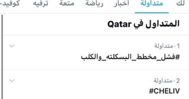 هاشتاج #فشل_مخطط_البسكلته_والكلب يتصدر تويتر في قطر