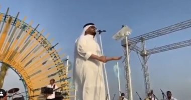 حسين الجسمي يحيي حفلاً غنائيًا ضمن فعاليات اليوم الوطني السعودي.. فيديو