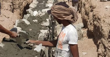 شاهد مواقع العمل فى مشروعات الحماية من السيول بمحافظة جنوب سيناء  .. صور 
