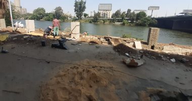 "محافظة الجيزة " تبدأ تنفيذ خطة تطوير شارع النيل بطول 6 كم .. صور 